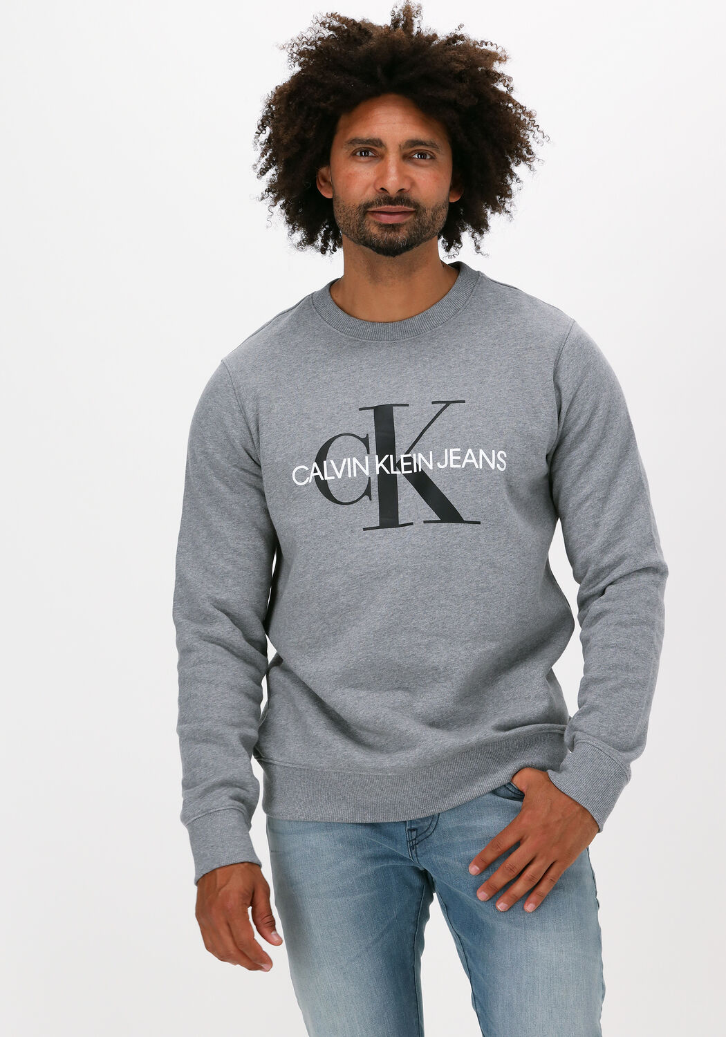 Calvin klein trui grijs best sale
