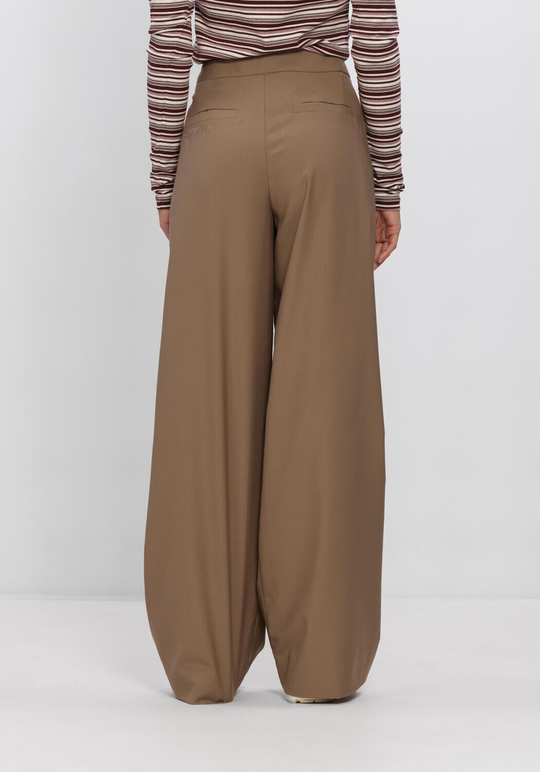 HARPER & YVE Pantalon large SADIE-PA en marron - large