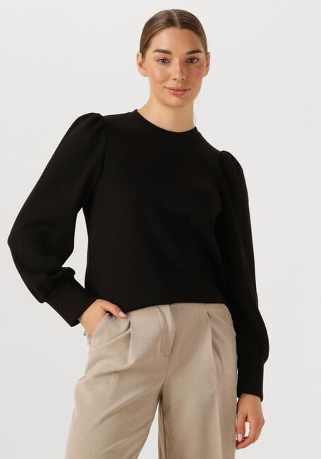 Zwarte OBJECT Trui OBJANDREA RE L/S O-NECK TOP - large