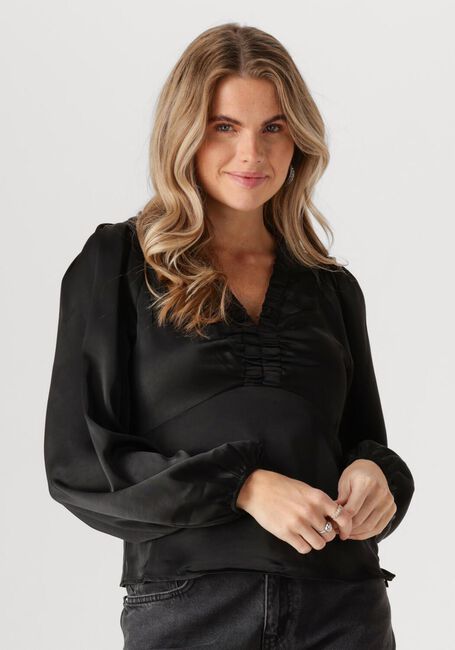 NEO NOIR ISTANA HEAVY SATEEN BLOUSE Blouses en noir - large