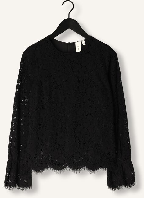 Zwarte Y.A.S. Top YASPERLA LS LACE TOP Zwarte Y.A.S. Top YASPERLA LS LACE TOP - large