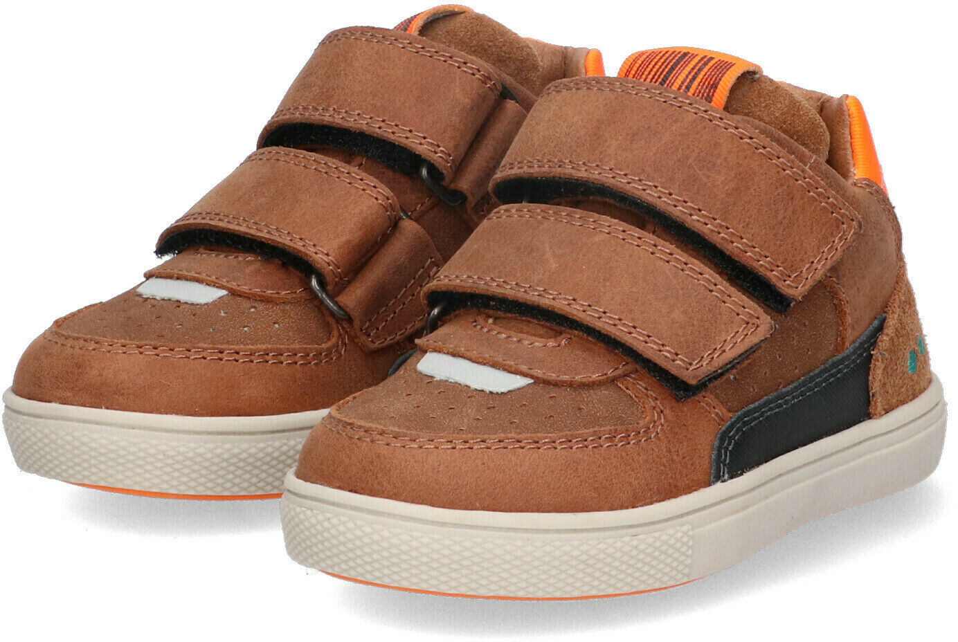 BUNNIESJR Baskets basses LUCA LOUW en marron - large