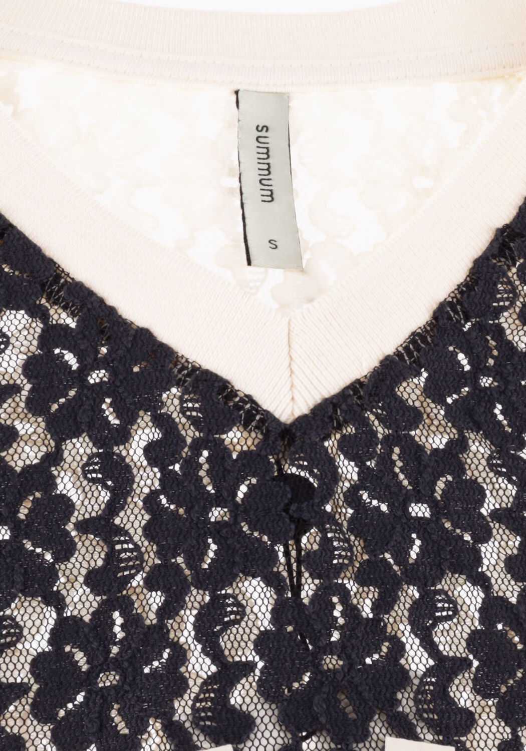 Blauwe SUMMUM T-shirt TOP SPORTY LACE - large