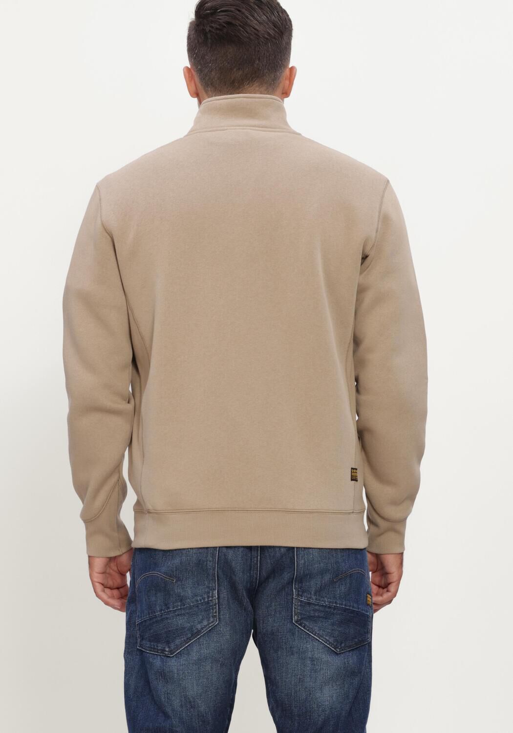 G-STAR RAW Pull PREMIUM CORE HALF ZIP R SW L\S en beige - large