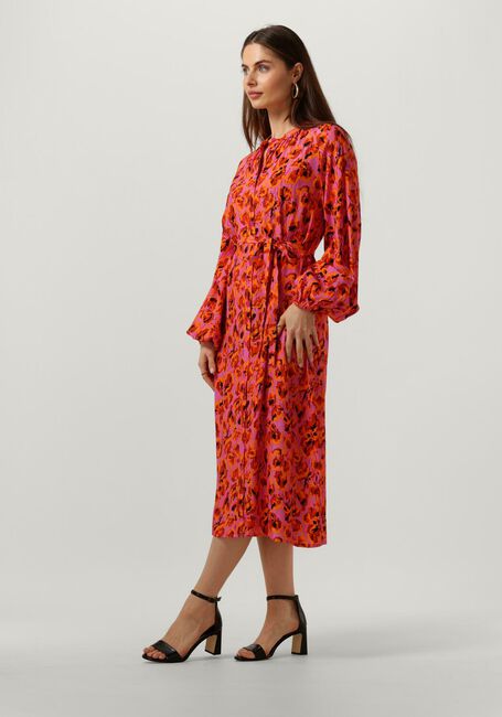 Tranen wrijving Klik Oranje YDENCE Midi jurk DRESS ALINE | Omoda