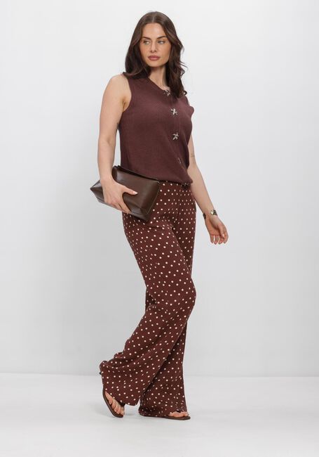 YDENCE KNITTED TOP MONA Hauts & T-shirts en marron - large