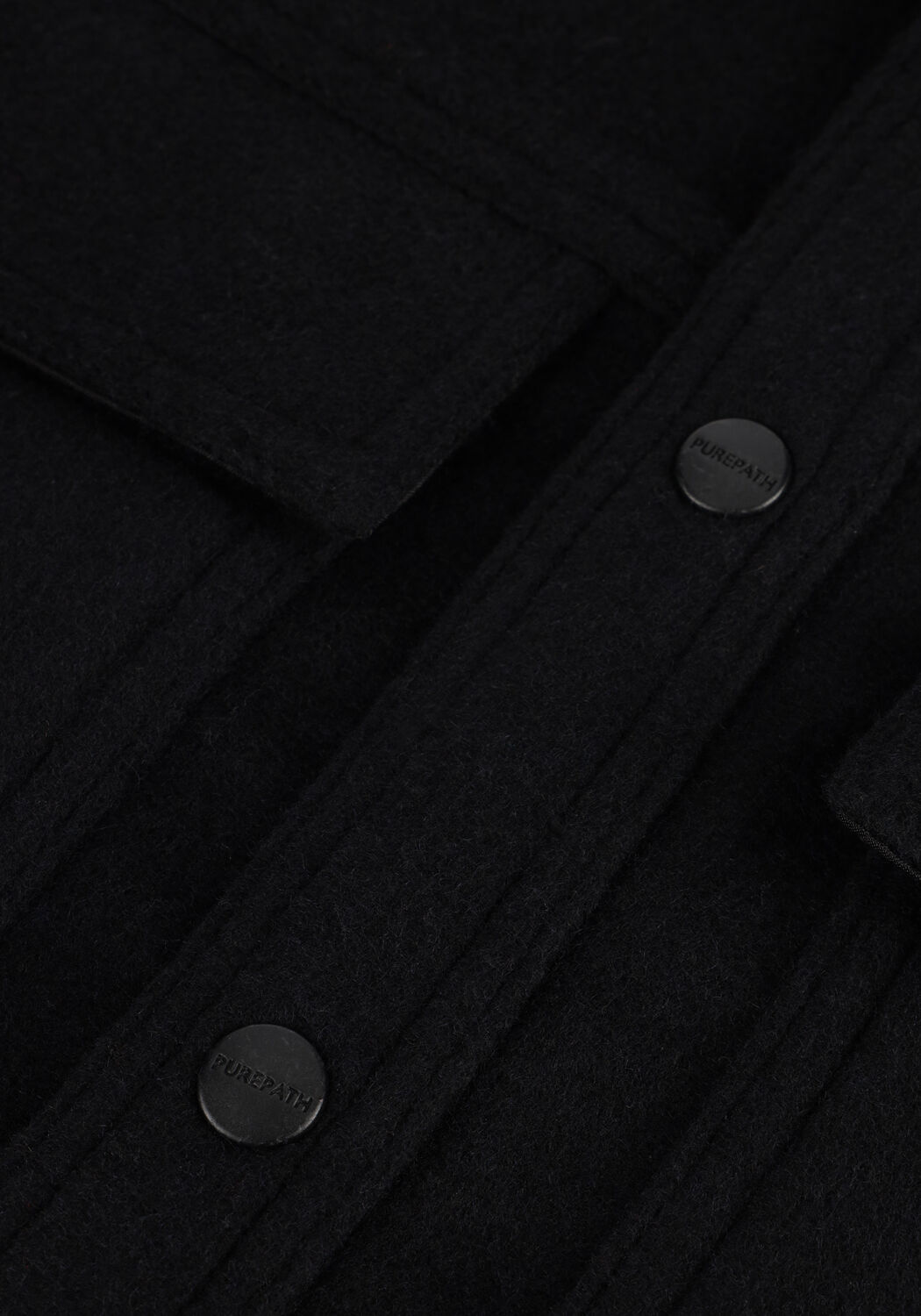 PURE PATH Surchemise REGULAR FIT SHIRTS OVER203 en noir - large