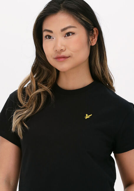 LYLE & SCOTT T-shirt CROPPED T-SHIRT en noir - large