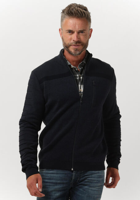 Donkerblauwe VANGUARD Vest ZIP JACKET COTTON BONDED - large