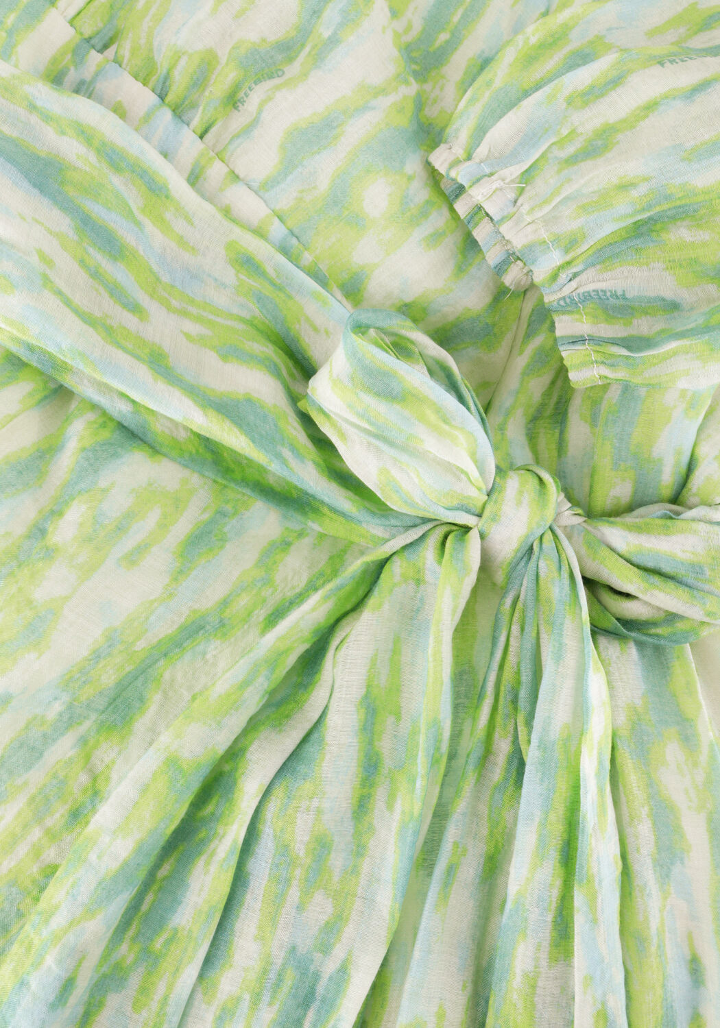 Groene FREEBIRD Midi jurk BLOSSOM MIDI - large