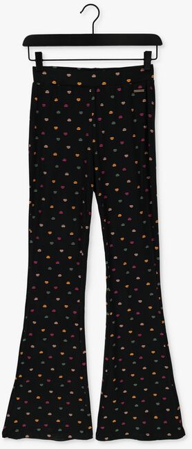 COLOURFUL REBEL Pantalon évasé LIPS PEACHED FLARE PANTS en noir - large