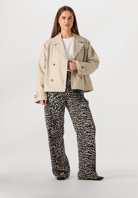 Beige SELECTED FEMME Mantel SLFCILO SHORT TRENCHCOAT - large