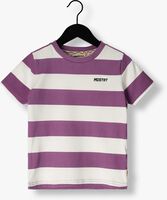MOODSTREET T-shirt BOYS T-SHIRT STRIPED en violet - medium