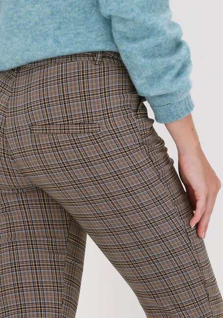 MINUS Pantalon NEW CARMA CHECK 7/8 PANTS en marron - large