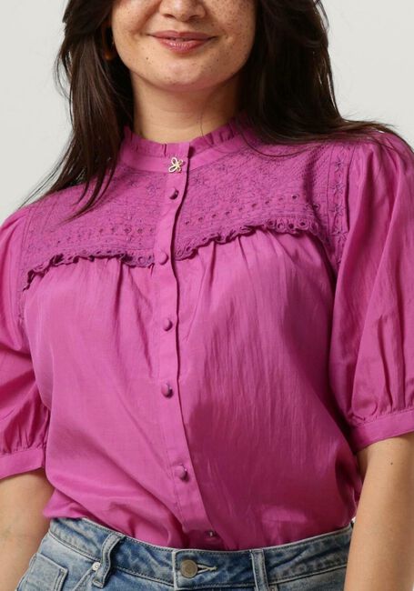 Paarse FABIENNE CHAPOT  TOOTSIE SS BLOUSE - large