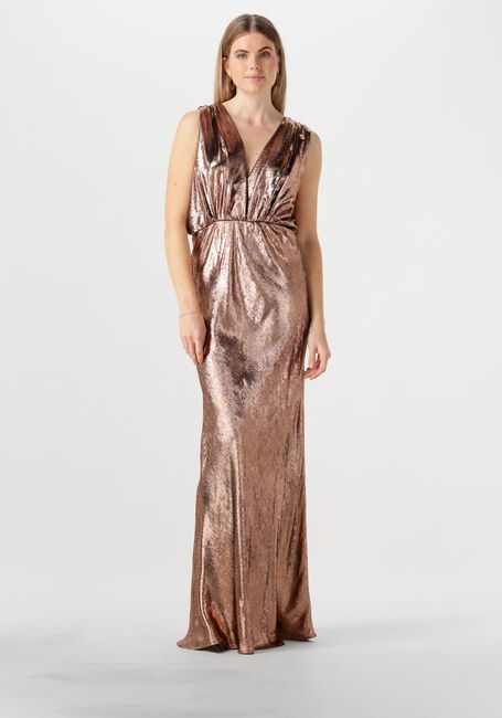 MES DEMOISELLES Robe maxi SAMBI Bronze - large