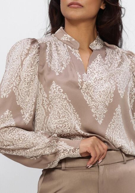 NEO NOIR ROSSLYN PAISLEY DROP BLOUSE Blouses en taupe - large