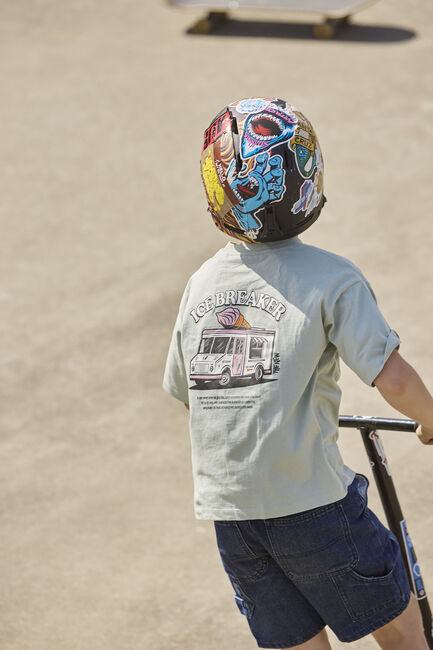 Groene THE NEW Polo / T-shirt TNSTEFANO - large