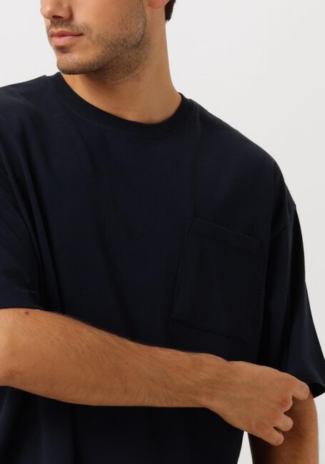 SCOTCH & SODA T-shirt 3 CROSSES LOOSE FIT POCKET T-SHIRT Bleu foncé - large