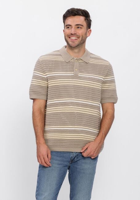 LEVI'S Polo LAGUNA SWEATER POLO en beige - large