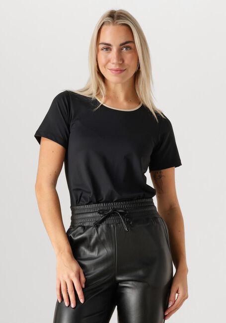 NUKUS TIRZA TOP UNI Hauts & T-shirts en noir - large