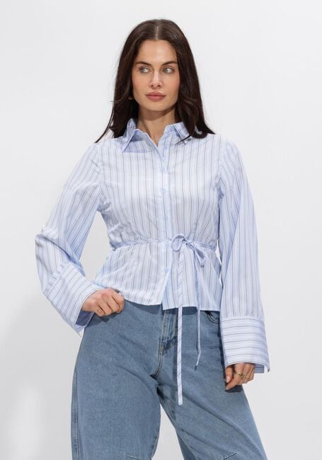 NEO NOIR CLARIDA DOUBLE STRIPE SHIRT Blouses Bleu clair - large