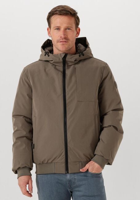 AIRFORCE Jack HOODED REVERSIBLE JACKET Kaki - large