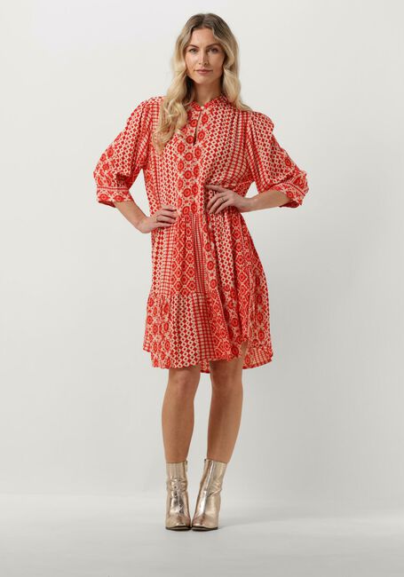 LOLLYS LAUNDRY Mini robe SABINELL SHORT DRESS en rouge - large