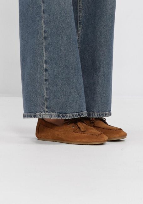 SHABBIES CISKA MOCCA Mocassins en marron - large