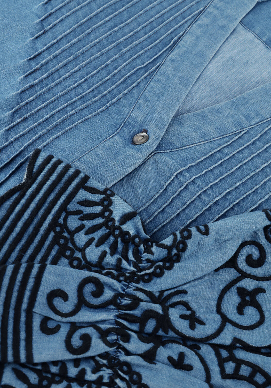 MOS MOSH MMSTOMIN EMB SHIRT Blouses en bleu - large