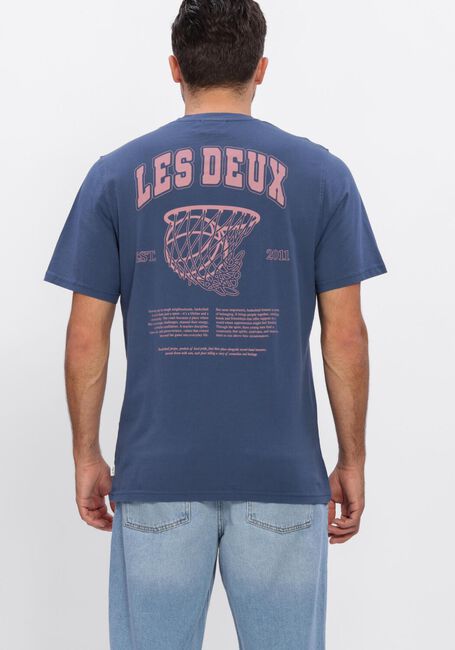 LES DEUX T-shirt BRADY HOOP T-SHIRT en bleu - large