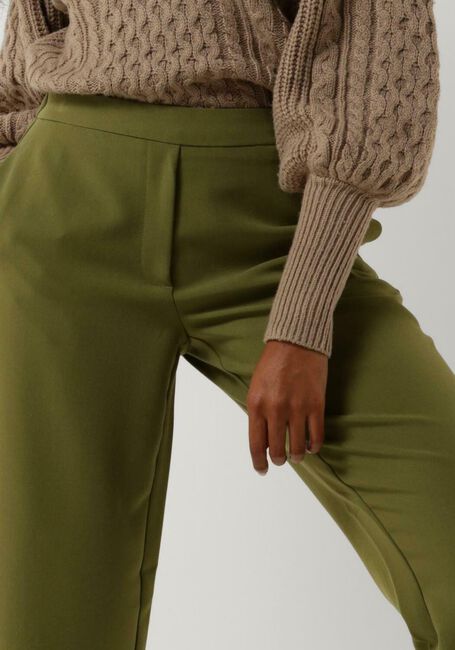 MSCH COPENHAGEN Pantalon large TAIRA HEDVIG PANTS en vert - large