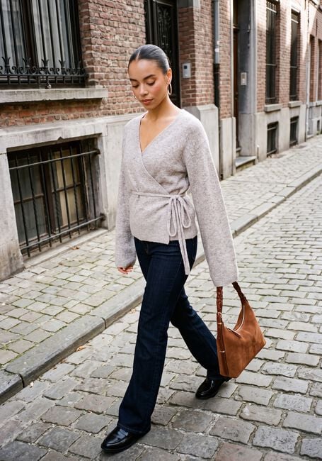 Taupe LINA LOCCHI Trui LL-BERIT - large
