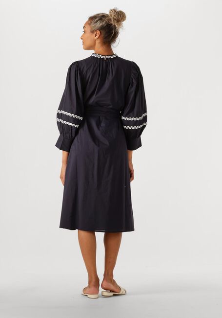 ANTIK BATIK Robe midi DALI DRESS en noir - large