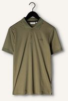 Khaki CALVIN KLEIN Polo SMOOTH COTTON SLIM POLO Khaki CALVIN KLEIN Polo SMOOTH COTTON SLIM POLO - medium