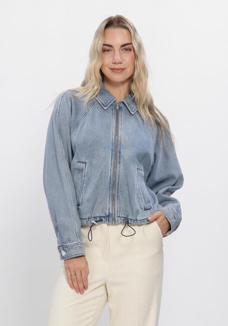 SECOND FEMALE Veste en jean RIO DENIM JACKET en bleu - large