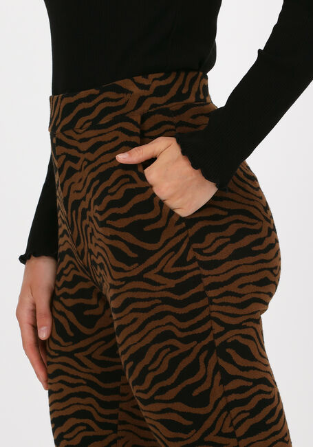 Bruine MODSTRÖM Flared broek MING PANTS - large