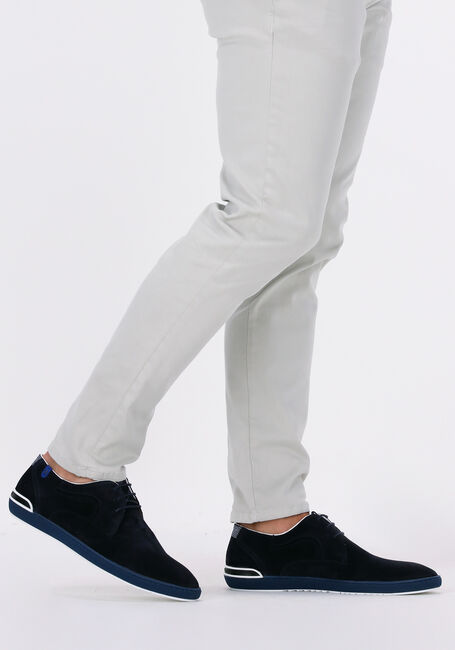 Blauwe FLORIS VAN BOMMEL Veterschoenen SFM-30260-01 - large