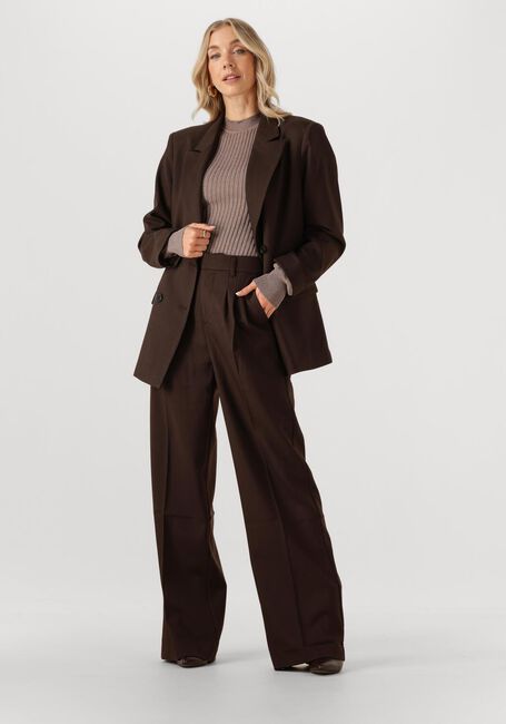 Bruine NOTRE-V Wijde broek NV-GISELLE - large