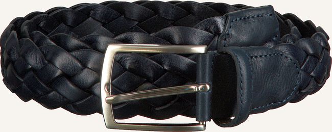 Blauwe MAZZELTOV Riem TRECCIA PELLE Blauwe MAZZELTOV Riem TRECCIA PELLE - large