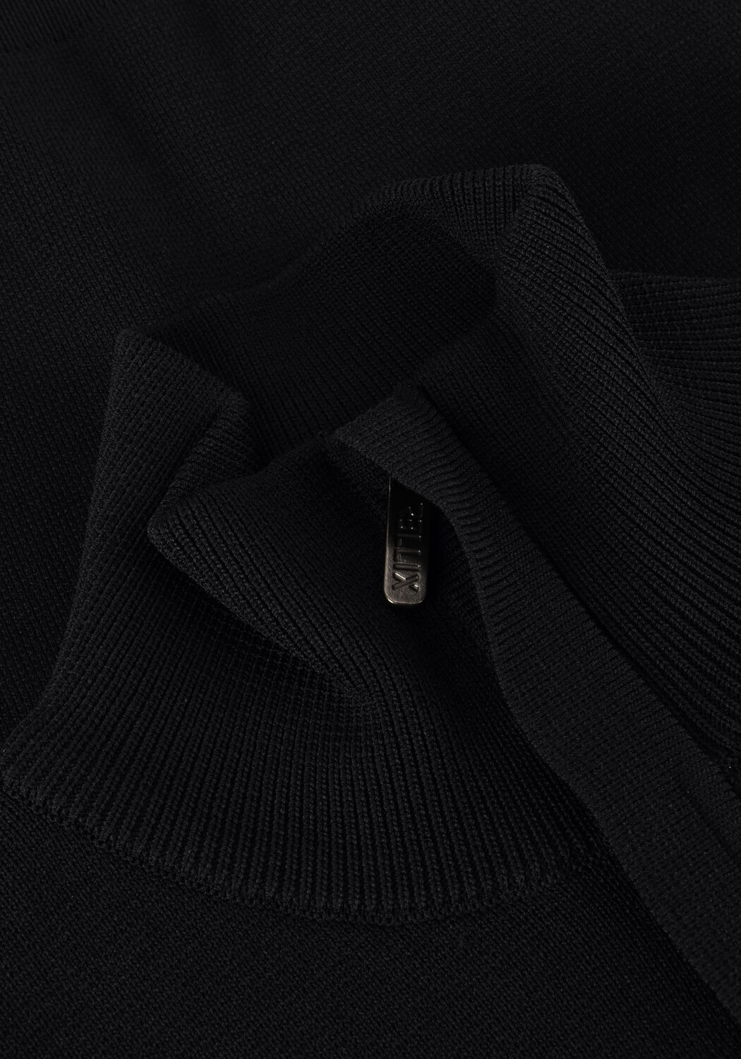 Zwarte RELLIX Trui KNITWEAR ZIP - large