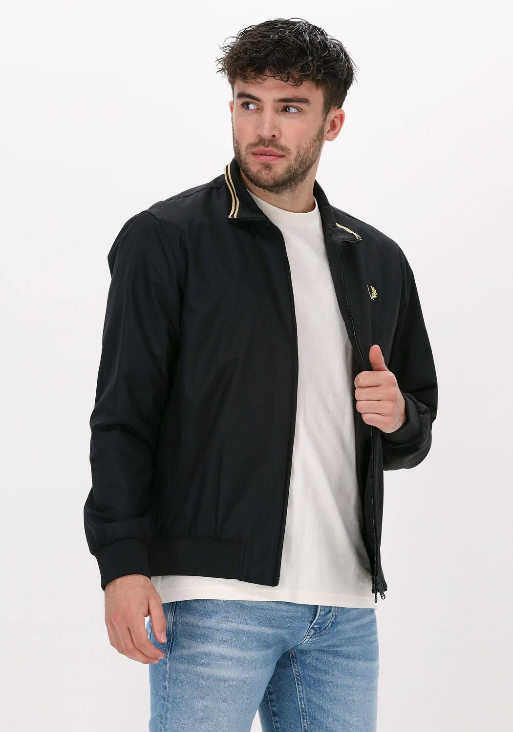 FRED PERRY Jack BRENTHAM JACKET en noir Omoda