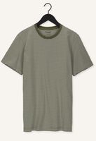 SELECTED MEN T-shirt SLHNORMAN180 STRIPE SS O-NECK Olive SELECTED MEN T-shirt SLHNORMAN180 STRIPE SS O-NECK Olive - medium