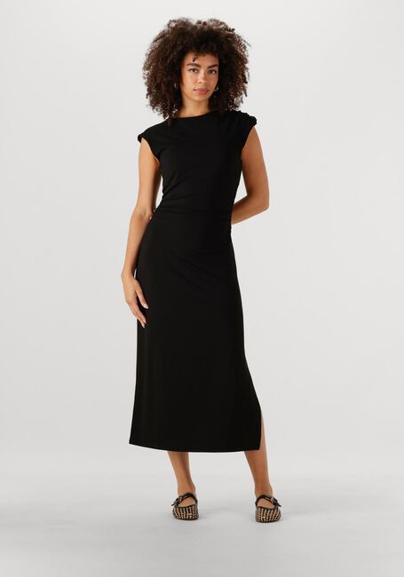 Zwarte EDITED Midi jurk WIARA DRESS - large