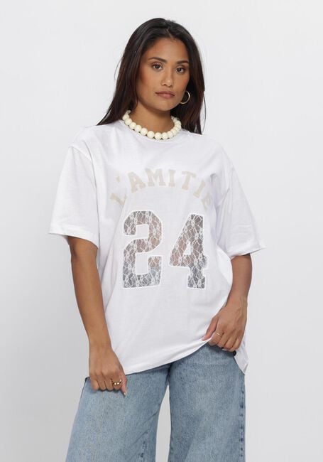 HAUTE L'AMITI&Eacute; 24 LACE NUMBER TEE Hauts & T-shirts en blanc - large