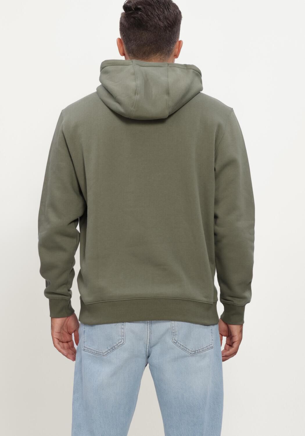 TOMMY JEANS Chandail TJM REG S FLAG HOODIE EXT Olive - large
