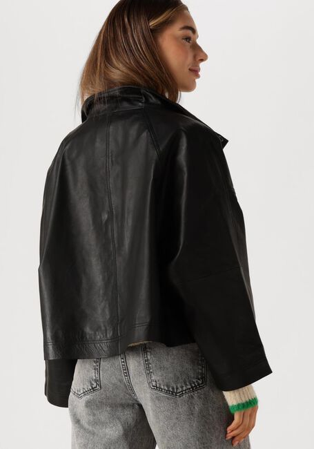 CO'COUTURE PHOEBECC LEATHER BOX JACKET Vestes en noir - large