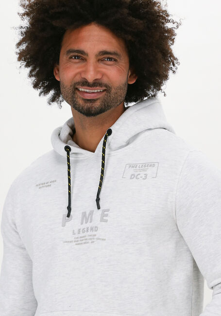 PME LEGEND Chandail HOODED BRUSHED SWEAT Gris clair - large