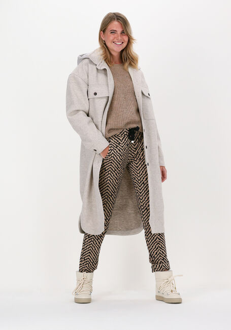 Taupe MOSCOW Mantel ZOEY - large