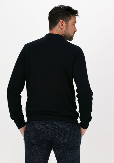 SCOTCH & SODA Polo 163985 - KNITTED LONG-SLEEVE P en bleu - large